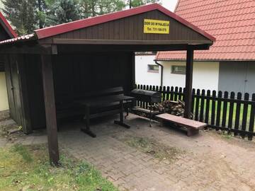 Фото номера Шале с двумя спальнями Лоджи Domek w lesie г. Пшибродзин 2